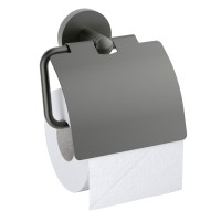 Держатель для туалетной бумаги с крышкой Timo Saona 13042/18 Черное золото