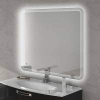 Зеркало Cezares 44996 c LED-подсветкой touch system 100х90