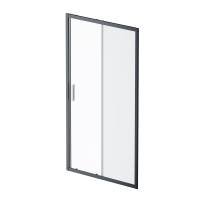 Душевая дверь в нишу AM.PM Gem Solo W90G-110-1-195BM 110 см, профиль чёрный матовый, стекло матовое