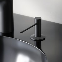 Дозатор для мыла встраиваемый в кухонную мойку AM.PM Gem A9037222 черный