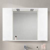 Зеркало-шкаф BelBagno MARINO-SPC-1000/750-2A-BL-P с подсветкой