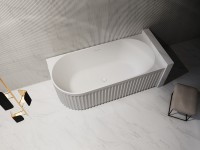 Акриловая ванна ABBER AB9412-1.7 R 170х80 белая матовая, правая