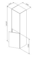 Шкаф-колонна подвесной 40 см AM.PM INSPIRE 2.0 белый M50ACHX0406WM