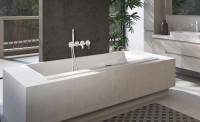 Смеситель встроенный для ванны с душем Timo Saona 2314/16YSM Белый матовый