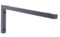 Кронштейн подвесной Г-образный черный 45х20 см BR-07BL