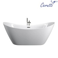 Акриловая ванна Cerutti Spa NEMI CT9319 170x75, отдельностоящая