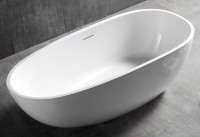 Акриловая ванна отдельностоящая ABBER AB9356-1.5 150х75 белая матовая