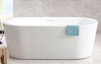 Акриловая ванна отдельностоящая ABBER AB9345-1.7 170х80 белая матовая