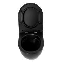 Комплект инсталляцией BelBagno COLORATO ченый унитаз с сиденьем, инсталляцией, черной кнопкой смыва BB007-PR-NERO.M