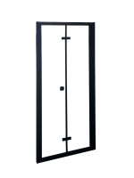 Душевая дверь в нишу Cerutti Spa Bella D81B 80 см, профиль черный