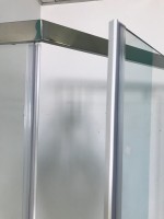 Душевой уголок Parly ZPE911T 90x90, с поддоном, профиль хром, стекло прозрачное