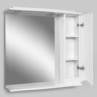 Зеркальный шкаф с подсветкой AM.PM LIKE 80 см, правый, белый M80MPR0801WG