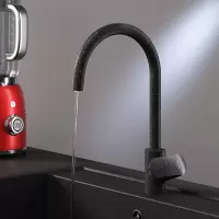 Смеситель AM.PM Like F8007722 для кухонной мойки, черный с краном для питьевой воды
