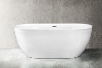 Акриловая ванна Cerutti Spa Ami CT9039 170x75, отдельностоящая