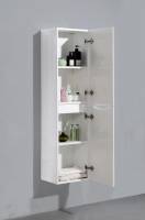 Шкаф-пенал для ванной BelBagno FLY-MARINO-1500-2A-SC-BL-P-R  (подвесной) правый Bianco Lucido