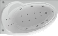 Акриловая ванна Акватек Бетта BET170-0000011 170x95 R с гидромассажем и экраном