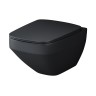 Унитаз подвесной черный матовый безободковый Am.Pm. INSPIRE 2.0 FlashClean C50A1700MBSC с сиденьем  
