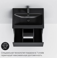 Раковина мебельная черная AM.PM GEM (75 см) M90WCC0752BM