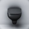 Унитаз подвесной AM.PM X-Joy S C85A1700MBSC безободковый с сиденьем черный