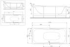 Декоративная фронтальная панель Am.Pm Sensation для ванны (170х75 см)